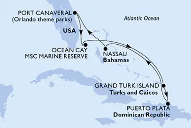 Carte croisière du 17 août Alaska Norwegian Jade