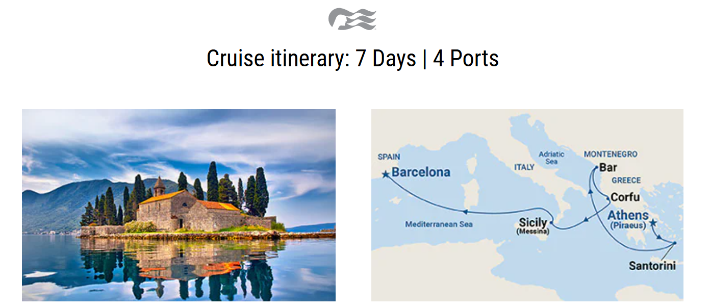 Carte Sun Princess 6 juin 2027